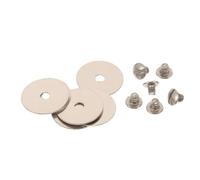 CORHAD Stainless Steel Flute Fastening Screws and Small Pads with Secure Hold and Easy to Install Design for Flutist Instrument Accessories