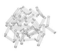 CORHAD Stainless Steel Pen Compression Springs 60pcs Metal Return Springs for Retractable Ballpoint Pen Parts, Wide Compatibility for School Season Decor