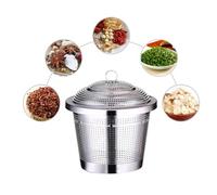CORHAD Stainless Steel Tea Strainer Infuser Fine Mesh Extra-Long Chain Loose Leaf Herbal Teas Spices Cooking