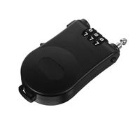 CORHAD Steel Cable Lock with 3-Digit Number Combination - 3.28ft Retractable Security Steel Wire Lock for Bike, Luggage, Helmet, Snowboard