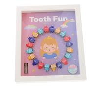 CORHAD Teeth Storage Box Tooth Keepsake Organizer for Boy Girl Boys and Girls Box for Saving Lost Milk for Collection