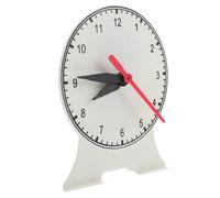 CORHAD Three-hand Teaching Clock Model for Students Early Learning Clock for Home and Classroom Use Smooth Safe Surface Educational Desktop