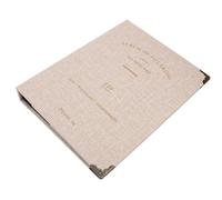 CORHAD Ticket Storage Organizer Album for Concert and Train Tickets, Receipt and Postcard Holder, Portable Grey Coil-Bound Collection Book for Event Memorabilia and Photo Keepsakes