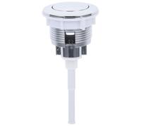 CORHAD Toilet Flusher Button with Single Push Design, Abs Material, Hand Press Type for Water Saving, Suitable Round Toilet Tank Valve Replacement, Featuring Special