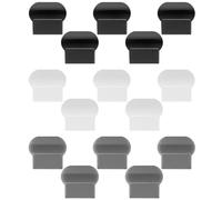 CORHAD Toilet Seat Handle Lifter Universal Fit 15pcs Plastic Material Easy Adhesive Installation for Toilet Lid and Seat for Public Bathroom and Home Use