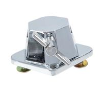 CORHAD Tom Leg Supply Base for Drum Legs Alloy Easy to Clean Drum Percussion Accessories with Convenient Storage for Stable Tom Stand Silver