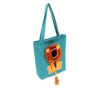 CORHAD Travel Bag Cat Carrier Lion Pattern Large Pet Cat Bag for Outdoor Pet Canvas Carrying Bag Head Opening
