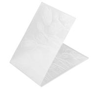CORHAD Tulip Embossing Folder Clear Plastic Precision Texture Template for Scrapbooking Card Making and DIY Crafts Easy Operation Multimaterial Compatible Family Friendly Craft Tool