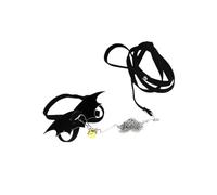 CORHAD Turtle Leash Turtle Tank Accessories Reptile Rope Adjustable Aquatic Tortoise Habitat Accessories Black