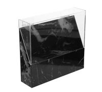 CORHAD Tweezer Stand Holder Black Acrylic with Cover 8-hole Tweezers Storage Organizer to Save Space for Eyelash Extensions for Salon and Home Use