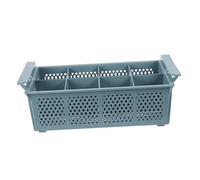CORHAD Universal Dishwasher Cutlery Basket 8-compartment Grey Drain Basket for Kitchen Utensils Storage Compatible with Dishwashers