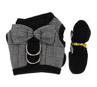 CORHAD Vest Leash Stylish Bunny Suit Vest for Daily Use Bow Embellished s Size