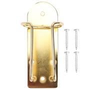 CORHAD Wall Mounted Electric Clipper Holder Rack, Gold Hair Trimmer Storage Stand for Beard, Salon Organizer for Men’s Haircut Tools