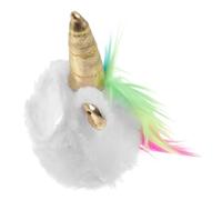 CORHAD Warm Plush Reptile Hat Unicorn Shape Small Pet Costume Accessory for Festival Party Cosplay Soft Lightweight Lizard Headwear for Christmas and Themed Events Random Color