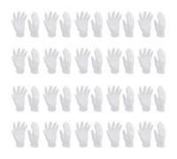 CORHAD White Cotton Work Gloves 24 Pairs Thickened Labour Protection Gloves Medium-large Size for Jewelry Stores and Industrial Use