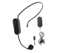 CORHAD Wireless Headset Microphone for Teachers with Sound Comfortable Head Mounted Design Compatible with Smartphones and Computers Portable Cordless Mic for Speaking Teaching and Stage