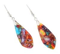 CORHAD Women Drop Earrings Stone Earrings for Women Bohemian Teardrop 1 Pair Lightweight Decorative for Lover