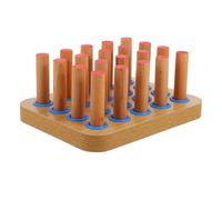 CORHAD Wooden Finger Pressure Board with 20 Pegs for Hand Exercise and Fine Motor Skill Training, Finger Dexterity and Coordination, for Rehabilitation Centers and Hospitals