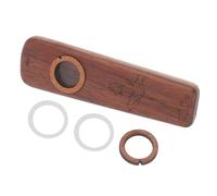 CORHAD Wooden Kazoo Musical Instrument with Simple Structure Easy to Play and Portable Kazoo for Beginners for Ukulele and Keyboard Performance, Suitable for Ages and Young Players