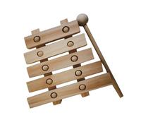 CORHAD Wooden Knocking Xylophone DIY Painting for Unfinished Craft Ornament Premium Smooth Wood for Creativity and Educational Fun