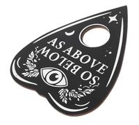 CORHAD Wooden Pendulum Board Divination Accessory Heart-Shaped Tarot Altar Supply for Home Fortune Telling and Wicca Meditation