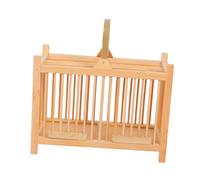 CORHAD Wooden Small Animal Cage Portable Reptile Carrier Compact Lightweight Cricket Nesting Habitat for Hamsters Grasshoppers with Decorative Natural Design Easy to Clean