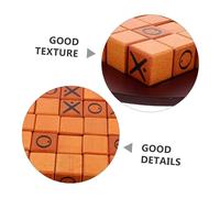 CORHAD Wooden Strategy Push Ox Chess Game for Families Portable Tabletop Tactical Board Game Enhancing Fine Motor Skills and Strategic Thinking and Summer Outdoor Fun