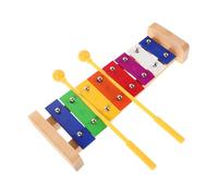 CORHAD Wooden Xylophone Percussion Instrument Safe Metal Bars with Marked Scales Early Cognitive Development Music for Preschool Learning