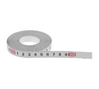 CORHAD Woodworking Self-adhesive Measuring Tape Metric Ruler Sticker 10m White for Workbench and Engineering Layout