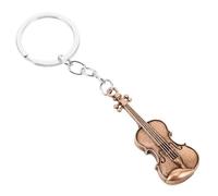 CORHAD Worlds Smallest Violin Lanyard Keychain Accessory Featuring Lightweight Zinc Alloy Material and Intricately Designed Stylish Music Pendant Keyring for Bag Decoration and Everyday