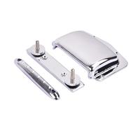 CORHAD Wraparound Roller Saddle Bridge Tailpiece Set with Adjustable Height and Metal Cover for Electric Guitar Replacement Die Cast Silver Bridge Kit Compatible with Fender Style Models