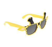 CORHAD Yellow Giraffe Costume Glasses Jungle-themed Party Favor for Lightweight Animal Eyewear Accessories Fun Wildlife Photo Booth Props for Birthday Zoo Farmhouse Cosplay