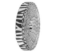 CORHAD Zebra Print Ribbon 1cm Wide 9m Roll for DIY Crafts and Wrapping, Wear-Resistant Multi-Function Package Ribbon Suitable for Daily Use and Festival Decorations