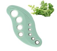 Coriander Peeler Tool, Peeler with 9 Holes in Stainless Steel - Household Fruit and Vegetable Tool Kale Black Cabbage