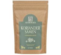 Coriander Seeds Whole Alchemara (250 g) - Coriander Seeds - Gently Dried Spices for Your Kitchen