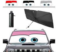 Coricha Windshield Sunshade Umbrella Brella Shade for Car Sun Shade Cover 31 * 57" As Seen on TV UV Block Front Window Heat Insulation Protection (Pink)