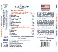 Uni Of Texas Wind Ens:Junkin - CORIGLIANO: CIRCUS MAXIMUS