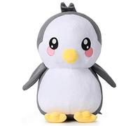 corimori 1849 Stuffed Toy (10 + Designs) Cuddly Plush Animal for Babies, Toddlers, 26cm, Pablo the Penguin, Black