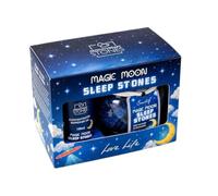 Corincraft Magic Moon Kids Sleep Stones Gift Set with 100ml Essential Oil | Lavender & Chamomile Aromatherapy Stone Diffuser, Natural Volcanic Rock, Childrens Bedtime Story Included, Refillable & Vegan