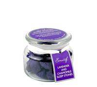 Corincraft Sleep Stones | 100% Natural Aromatherapy | Relaxing Sleep Aid | Lavender & Chamomile Infused Volcanic Rock | Organic Sustainable Vegan & Cruelty-Free | Handmade in UK