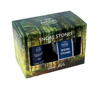 Corincraft Snore Stone Gift Set - Mothers Day Gift for Mum - Anti Snoring Aromatherapy Stones with 100ml Refresher Oil - Eucalyptus Peppermint Lavender - Sleep Aid Diffuser Alternative