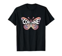 Corinne Butterfly - Personalized Cute Name Word Art T-Shirt