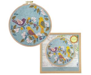 Corinne Lapierre Dawn Chorus Felt Appliqué Hoop Kit