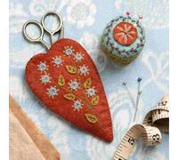 Corinne Lapierre Scissor Pouch and Mini Pin Cushion Felt Craft Mini Kit