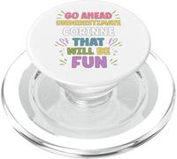CORINNE Personalized Women's Gift Custom CORINNE PopSockets PopGrip for MagSafe