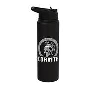 Corinth Ancient Greece Corinthian Hoplite Helmet Stainless Steel Insulated Water Bottle