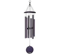Corinthian Bells by Wind River - 27 inch Plum Wind Chime for Patio, Backyard, Garden, and Outdoor Decor (Aluminum Chime) Made in The USA