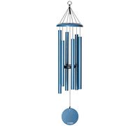 Corinthian Bells by Wind River - 36 inch Sky Blue Wind Chime for Patio, Backyard, Garden, and Outdoor Decor (Aluminum Chime) Made in The USA