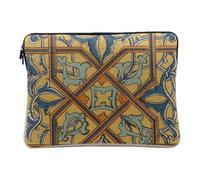 Corinthian Plant Medieval Elegant Geometric Classic Pattern Computer and Tablet Case - 10 Inches - Printed in France
