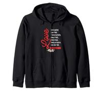 Corinthians 13:4-8 Christian Bible Verse Jesus Christ Zip Hoodie